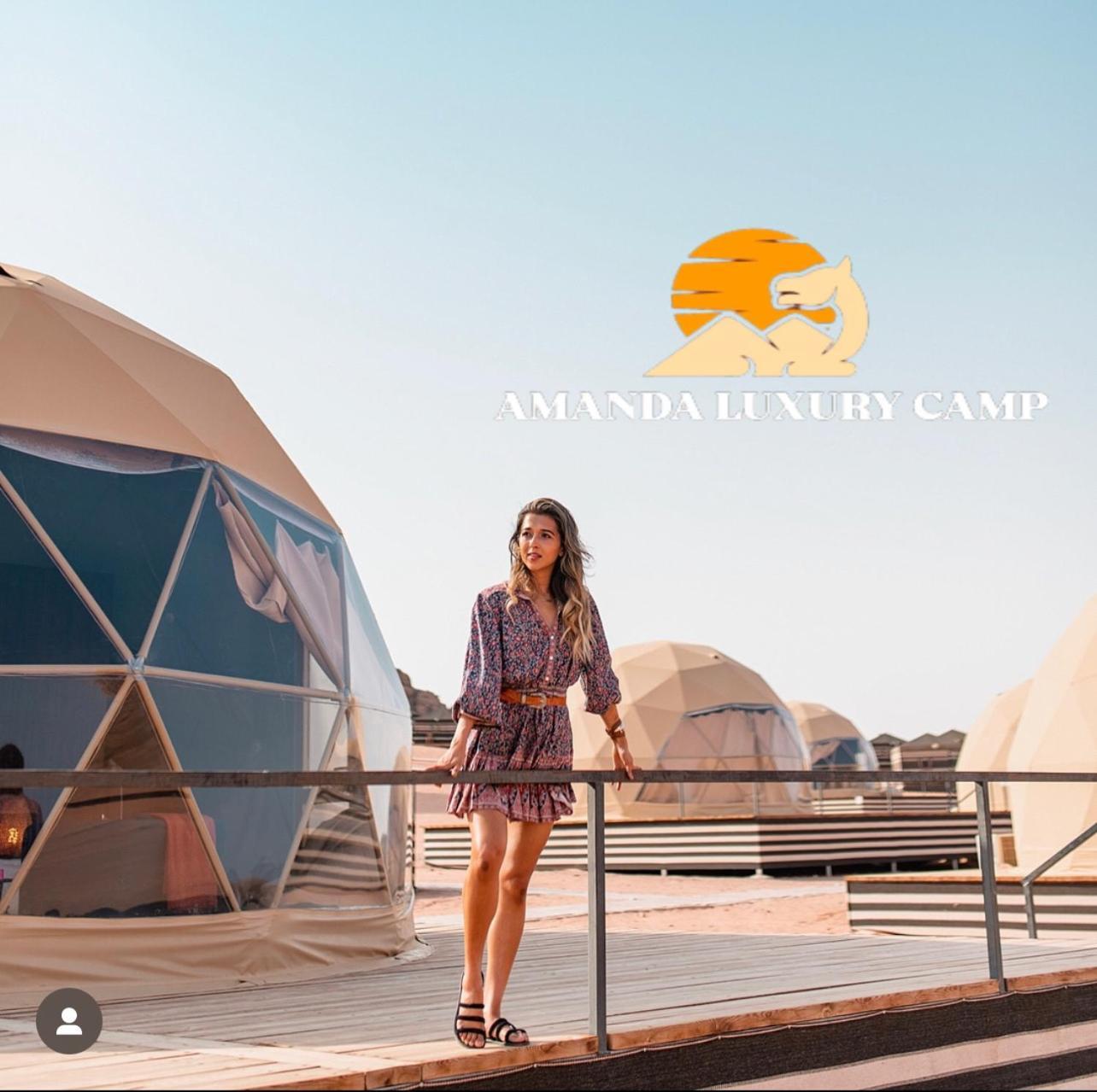 Amanda Luxury Camp Hotell Wadi Rum Eksteriør bilde