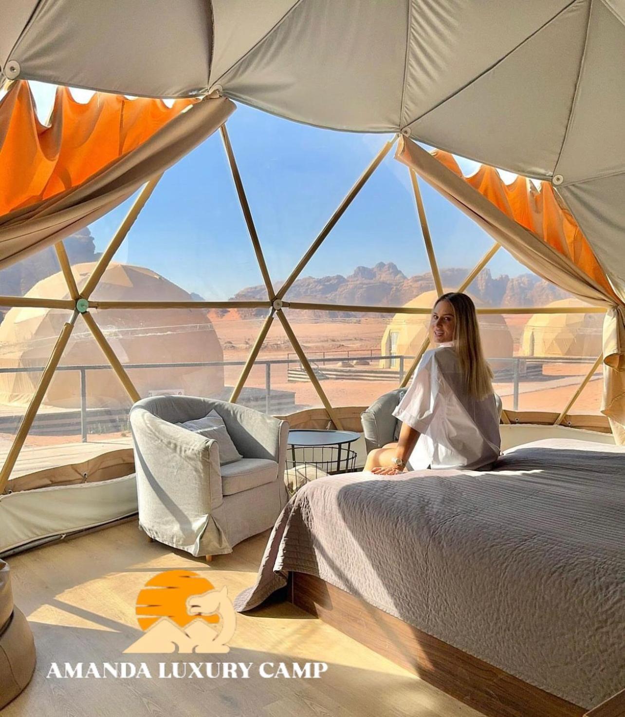 Amanda Luxury Camp Hotell Wadi Rum Eksteriør bilde