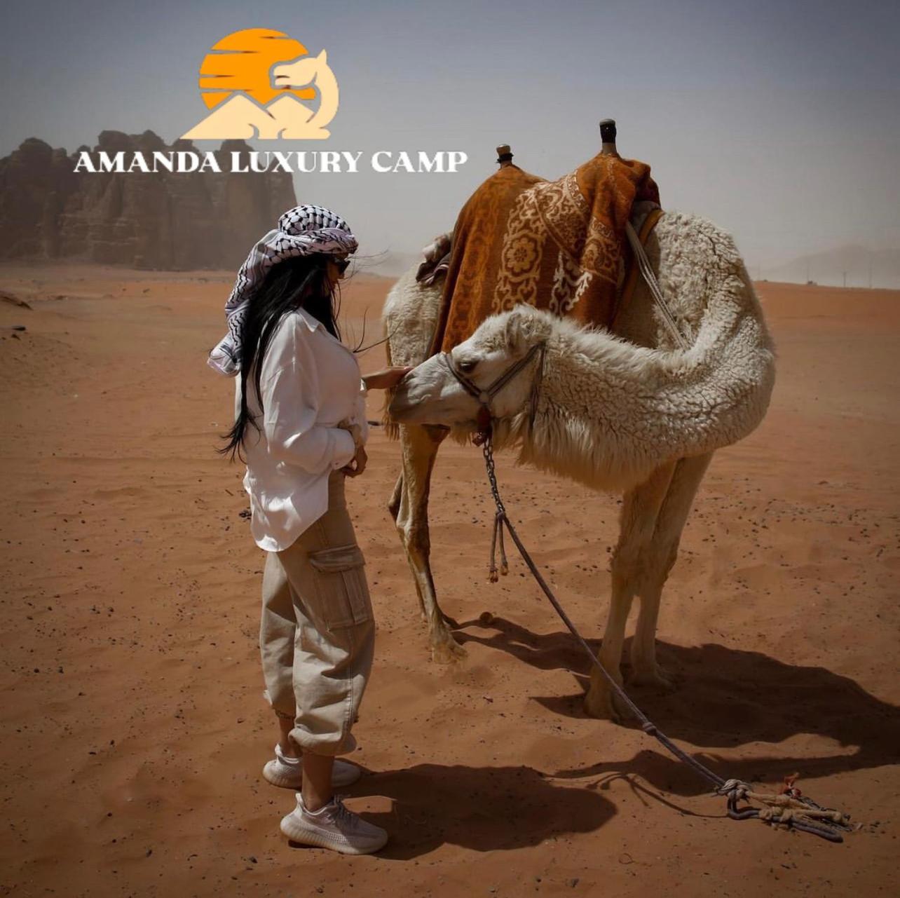 Amanda Luxury Camp Hotell Wadi Rum Eksteriør bilde