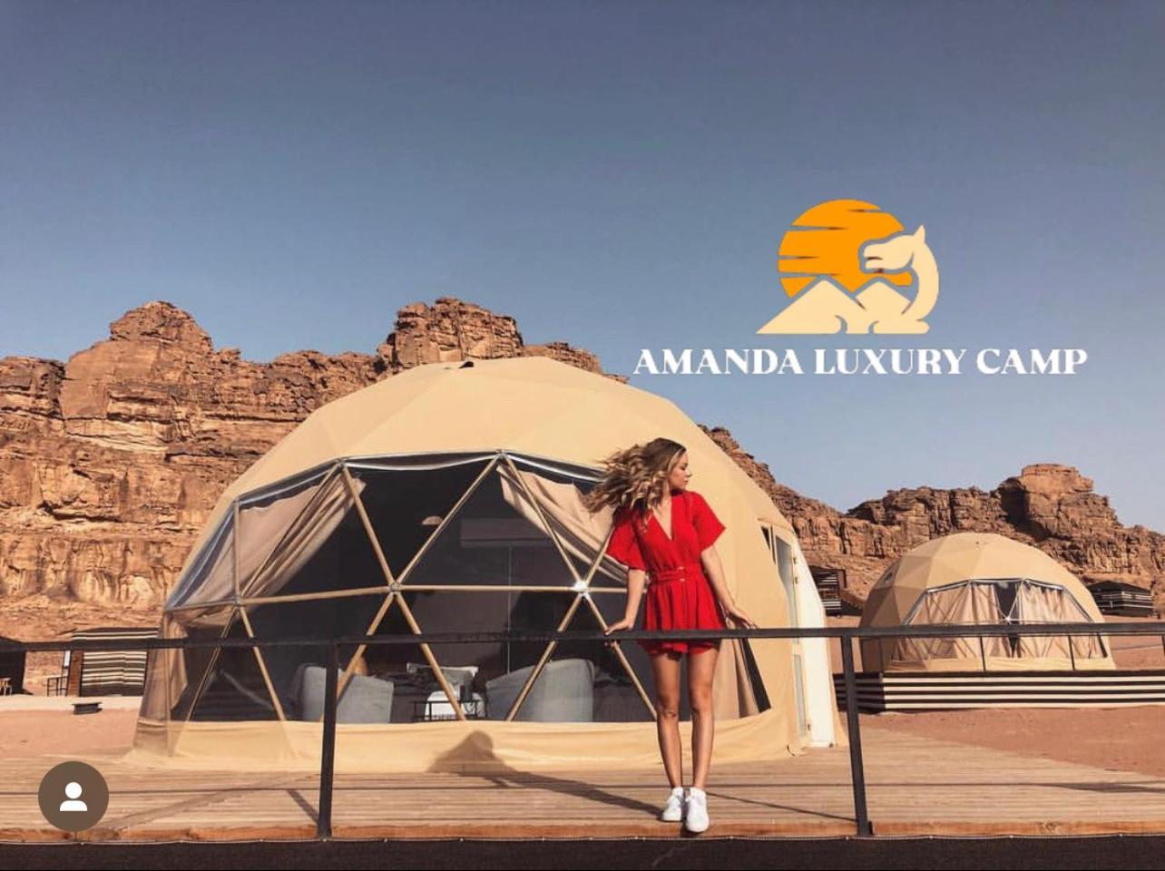 Amanda Luxury Camp Hotell Wadi Rum Eksteriør bilde