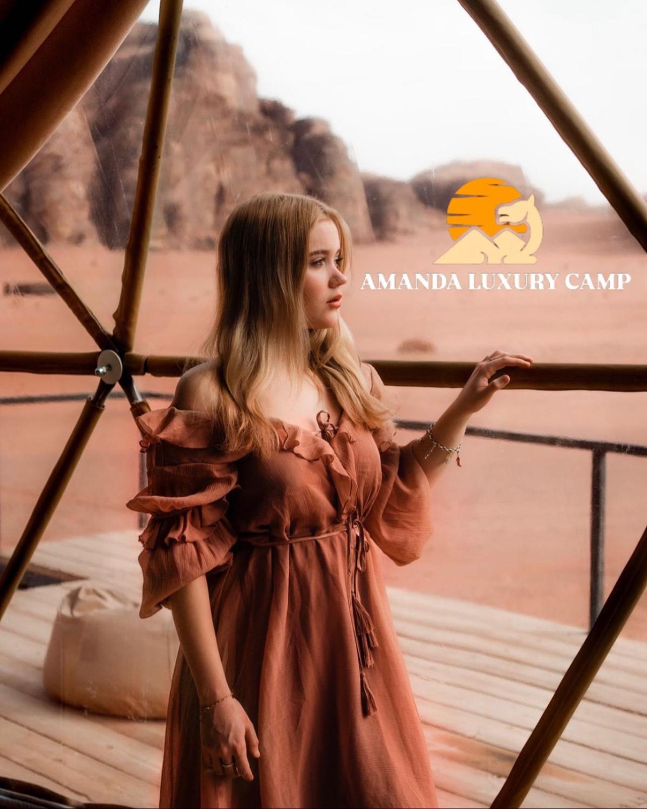 Amanda Luxury Camp Hotell Wadi Rum Eksteriør bilde