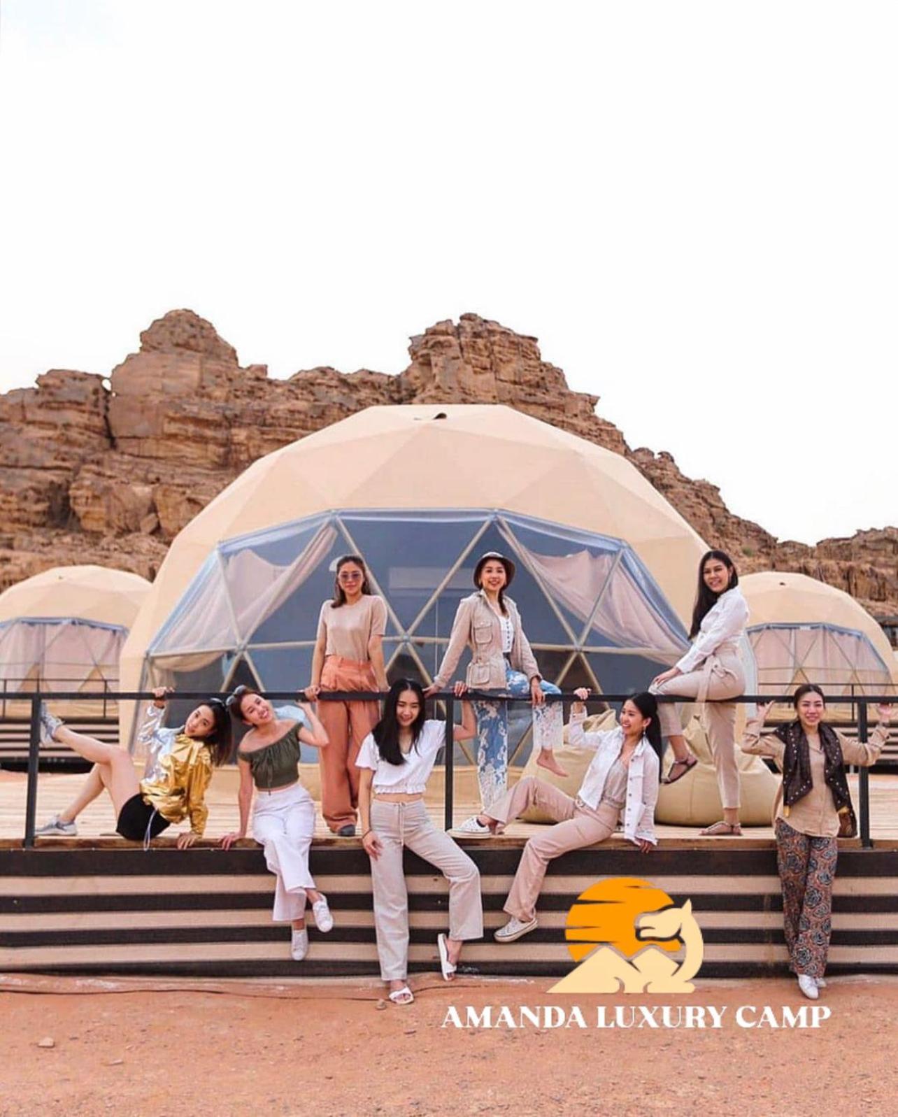 Amanda Luxury Camp Hotell Wadi Rum Eksteriør bilde