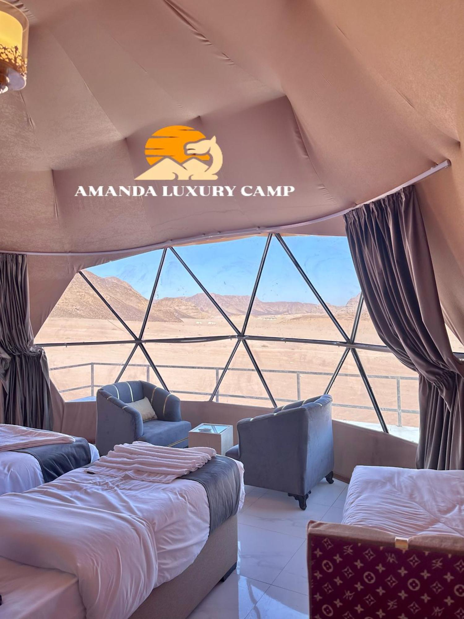 Amanda Luxury Camp Hotell Wadi Rum Eksteriør bilde